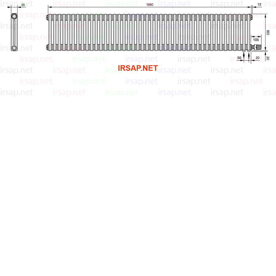 Радиатор IRSAP Tesi 20565/44 T26 CL 01